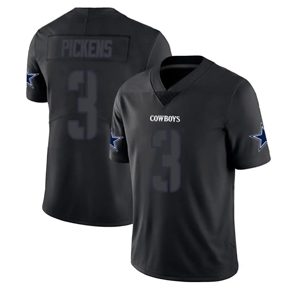 Fenge D.Cowboys #3 George Pickens Player Black Impact Limited Home Game Stitched Jerseys
