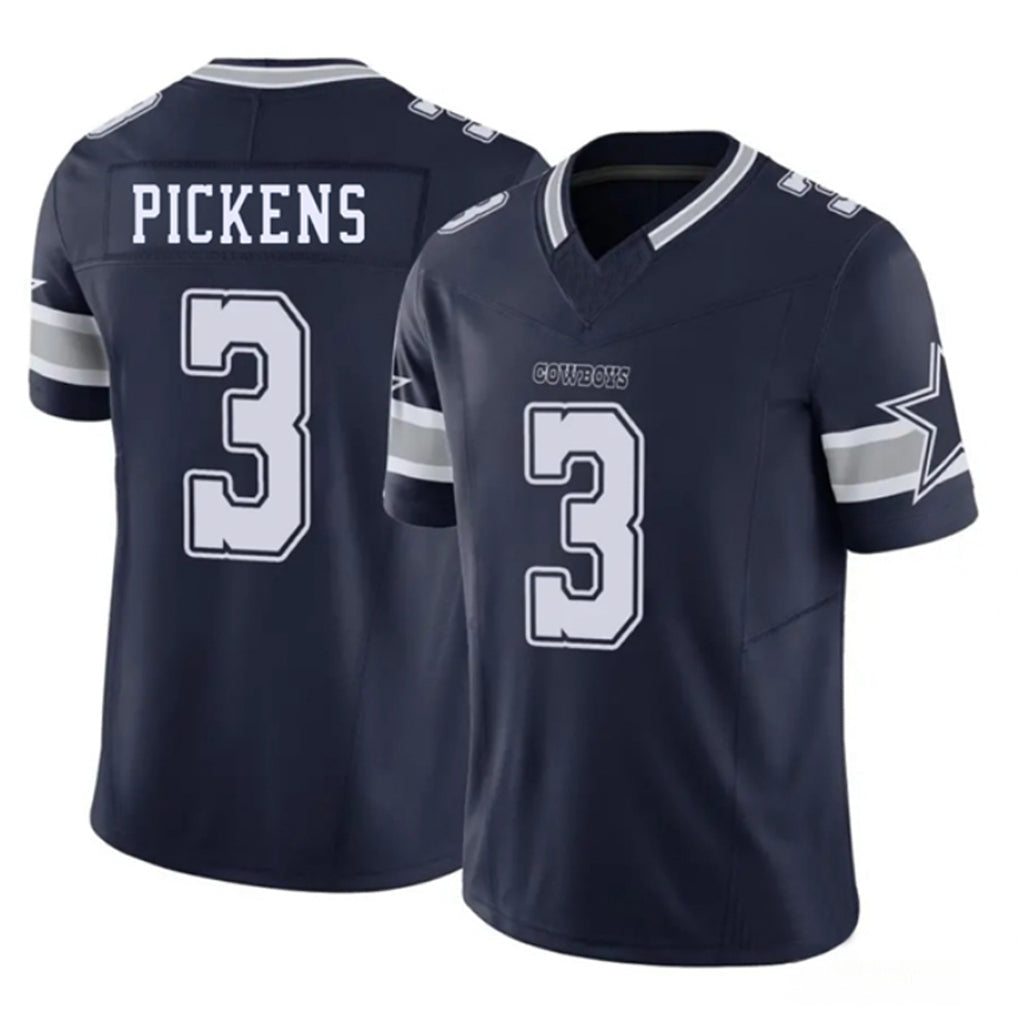 Fenge D.Cowboys #3 George Pickens Player Navy Vapor F.U.S.E. Limited Stitched Jerseys