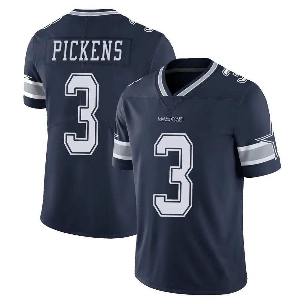 Fenge D.Cowboys #3 George Pickens Player Navy Vapor Untouchable Limited Home Game Stitched Jerseys