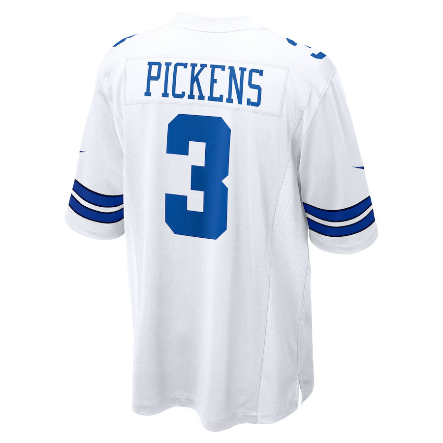 Fenge D.Cowboys #3 George Pickens Player White Home Game Stitched Jerseys