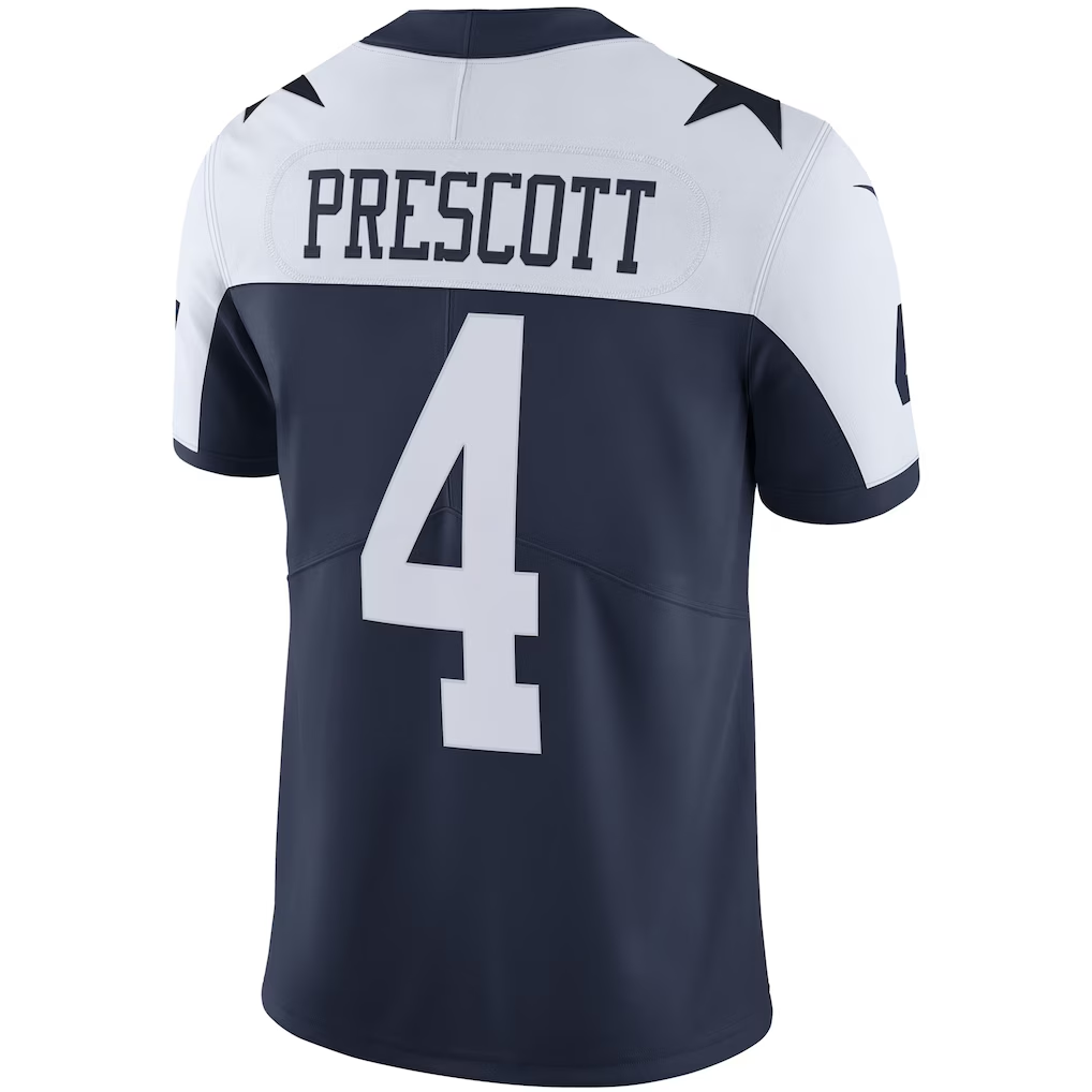 Fenge D.Cowboys #4 Dak Prescott Navy Alternate Vapor Limited Stitched Jerseys