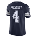 Fenge D.Cowboys #4 Dak Prescott Navy Team Vapor F.U.S.E. Stitched Limited Stitched Jerseys