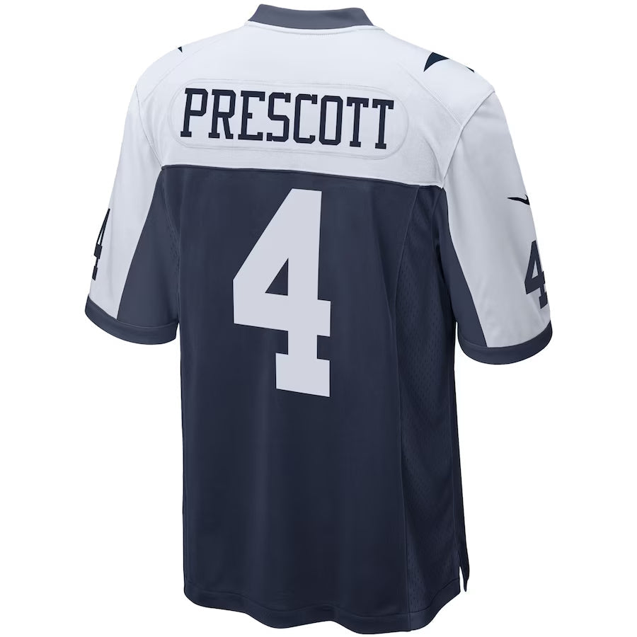 Fenge D.Cowboys #4 Dak Prescott Player Navy Alternate Game Stitched Jerseys