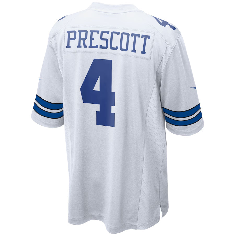 Fenge D.Cowboys #4 Dak Prescott Player White Home Game Stitched Jerseys