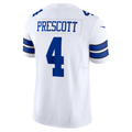Fenge D.Cowboys #4 Dak Prescott White Vapor F.U.S.E. Limited Stitched Jerseys