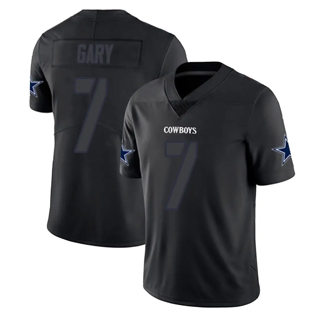Fenge D.Cowboys #7 Rashan Gary Player Black Impact Limited Home Game Stitched Jerseys