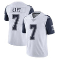 Fenge D.Cowboys #7 Rashan Gary Player White-Navy Limited Color Rush Vapor Untouchable Home Game Stitched Jerseys