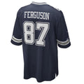 Fenge D.Cowboys #87 Jake Ferguson Navy Game Jersey American Stitched Jersey
