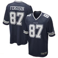 Fenge D.Cowboys #87 Jake Ferguson Navy Game Jersey American Stitched  Jerseys