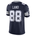 Fenge D.Cowboys #88 CeeDee Lamb Navy Team Vapor F.U.S.E. Stitched Limited Stitched Jerseys