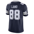 Fenge D.Cowboys #88 CeeDee Lamb Navy Vapor F.U.S.E. Limited Stitched Jersey