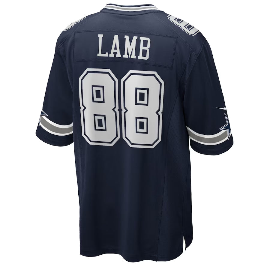Fenge D.Cowboys #88 CeeDee Lamb Player Navy Home Game Stitched Jerseys