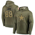 Fenge D.Cowboys #88 CeeDee Lamb Player Salute to Service Pullover Hoodie Game Stitched Jerseys