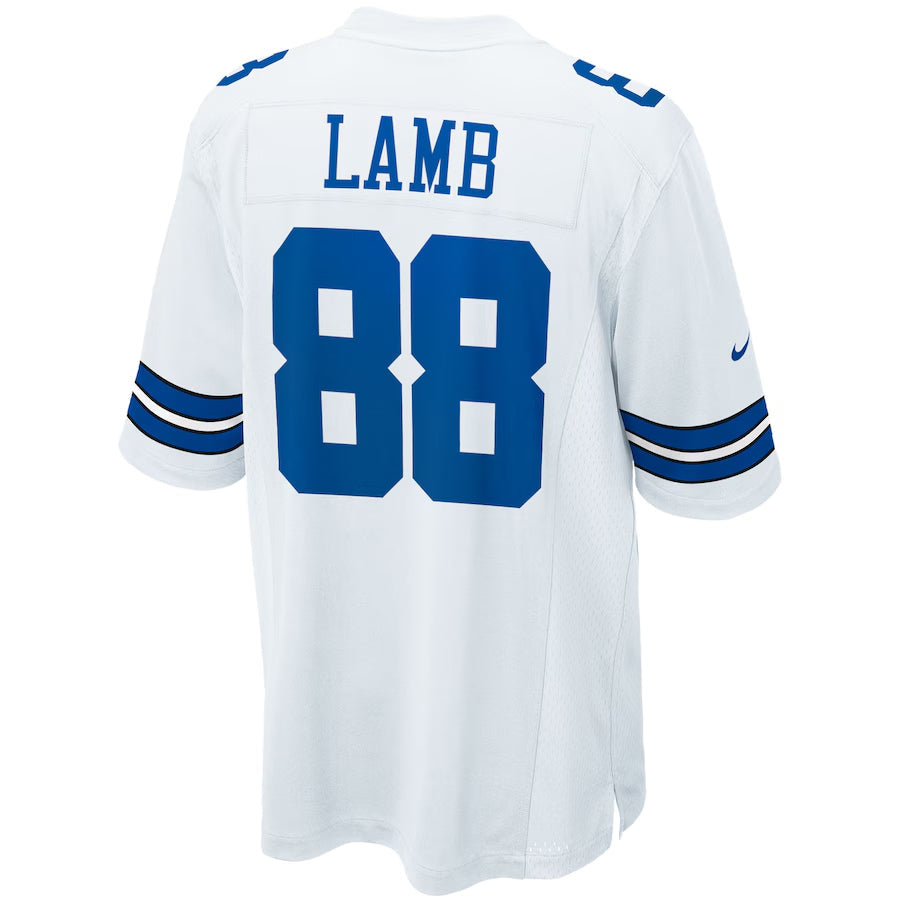 Fenge D.Cowboys #88 CeeDee Lamb Player White Home Game Stitched  Jerseys