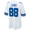 Fenge D.Cowboys #88 CeeDee Lamb Player White Home Game Stitched  Jerseys