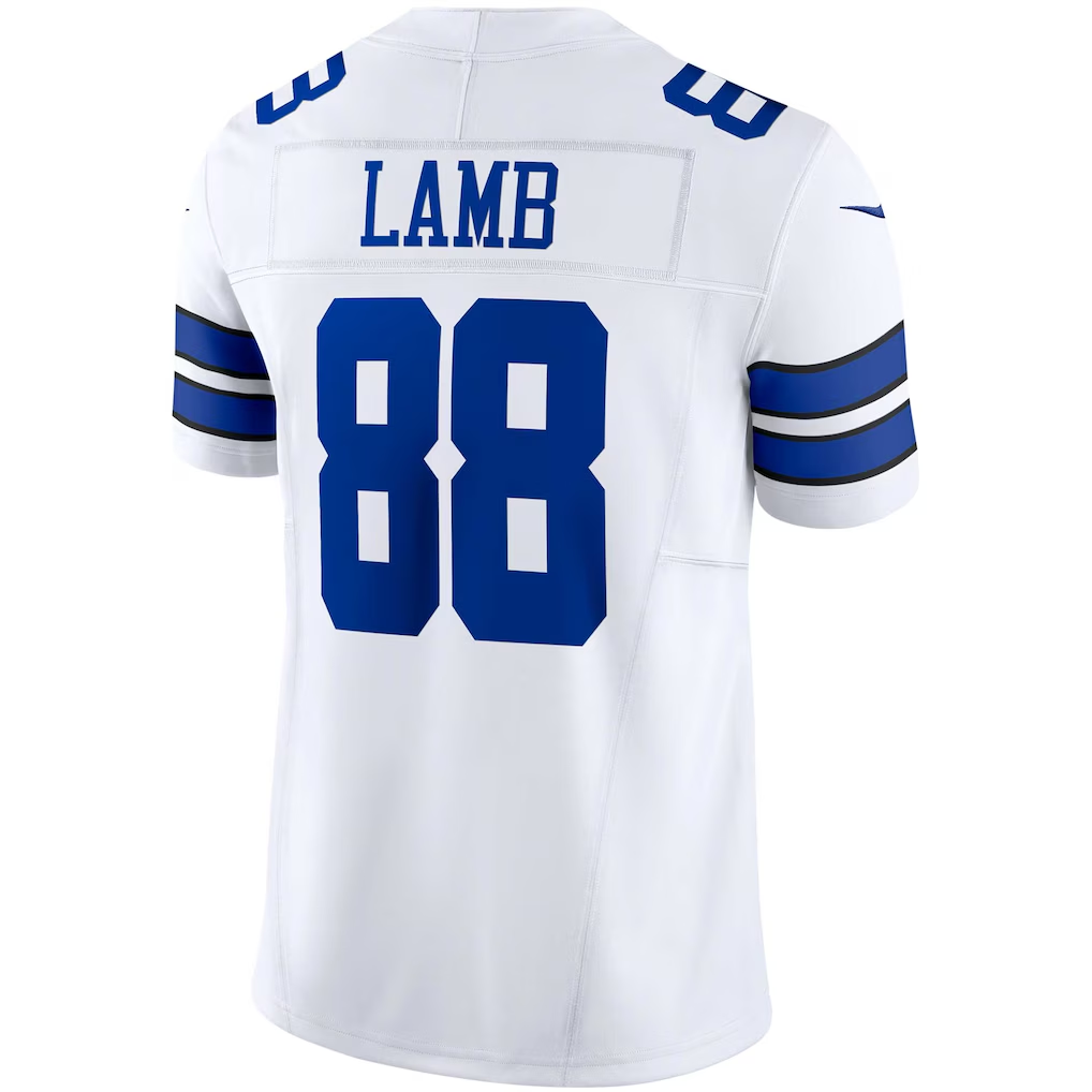 Fenge D.Cowboys #88 CeeDee Lamb White Vapor F.U.S.E. Limited Stitched Jerseys