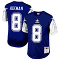 Fenge D.Cowboys #8 Troy Aikman Navy Legacy Replica Jersey American Stitched  Jerseys