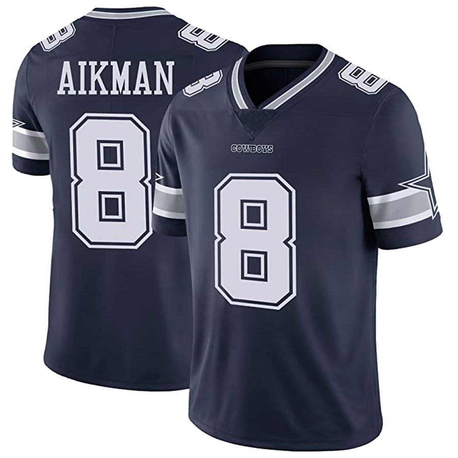 Fenge D.Cowboys #8 Troy Aikman Player Navy Vapor Untouchable Limited Stitched Jerseys