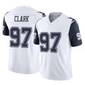 Fenge D.Cowboys #97 Kenny Clark Player White-Navy Limited Vapor F.U.S.E. Home Game Stitched Jerseys