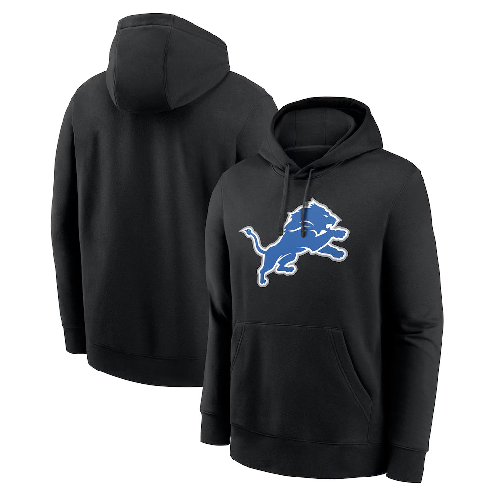 Fenge D.Lions Black Salute to Service Pullover Hoodies Limited Blank Player Stitched Jerseys