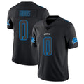 Fenge D.Lions #0 Jahmyr Gibbs Player Black Limited Fashion Stitched Jerseys