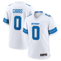 Fenge D.Lions #0 Jahmyr Gibbs Player White Replica Game Stitched Jerseys