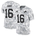 Fenge D.Lions #16 Jared Goff Player Arctic Camo Salute to Service Limited Stitched Jerseys