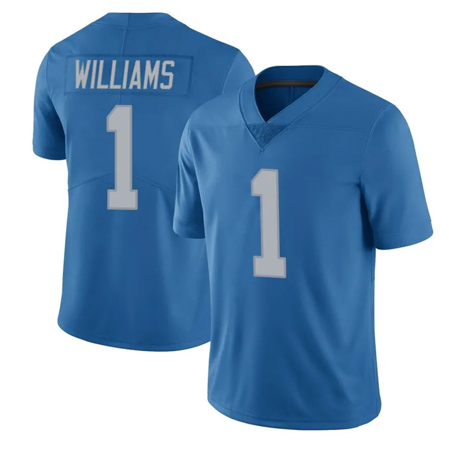 Fenge D.Lions #1 Jameson Williams Player Brown Salute To Service Limited Stitched Jerseys