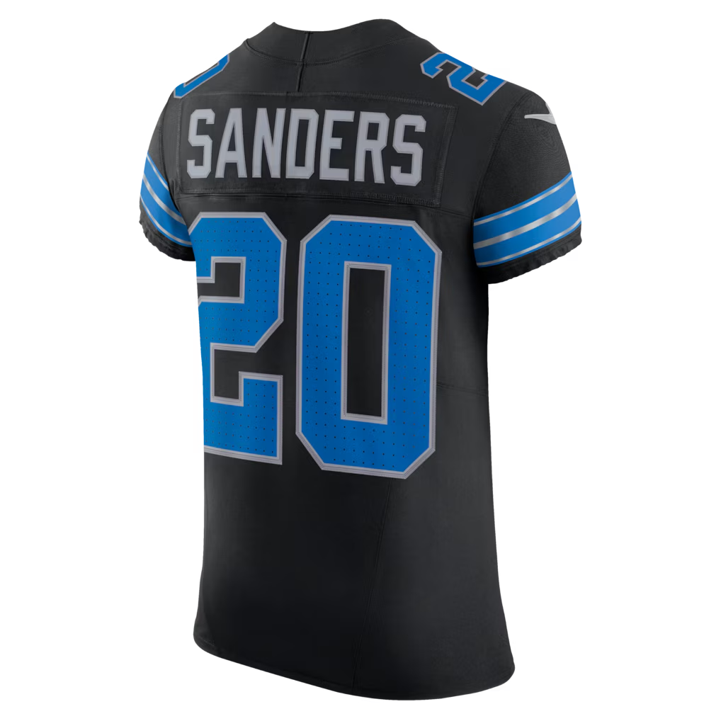 Fenge D.Lions #20 Barry Sanders Black Alternate Vapor F.U.S.E. Elite Stitched Jerseys