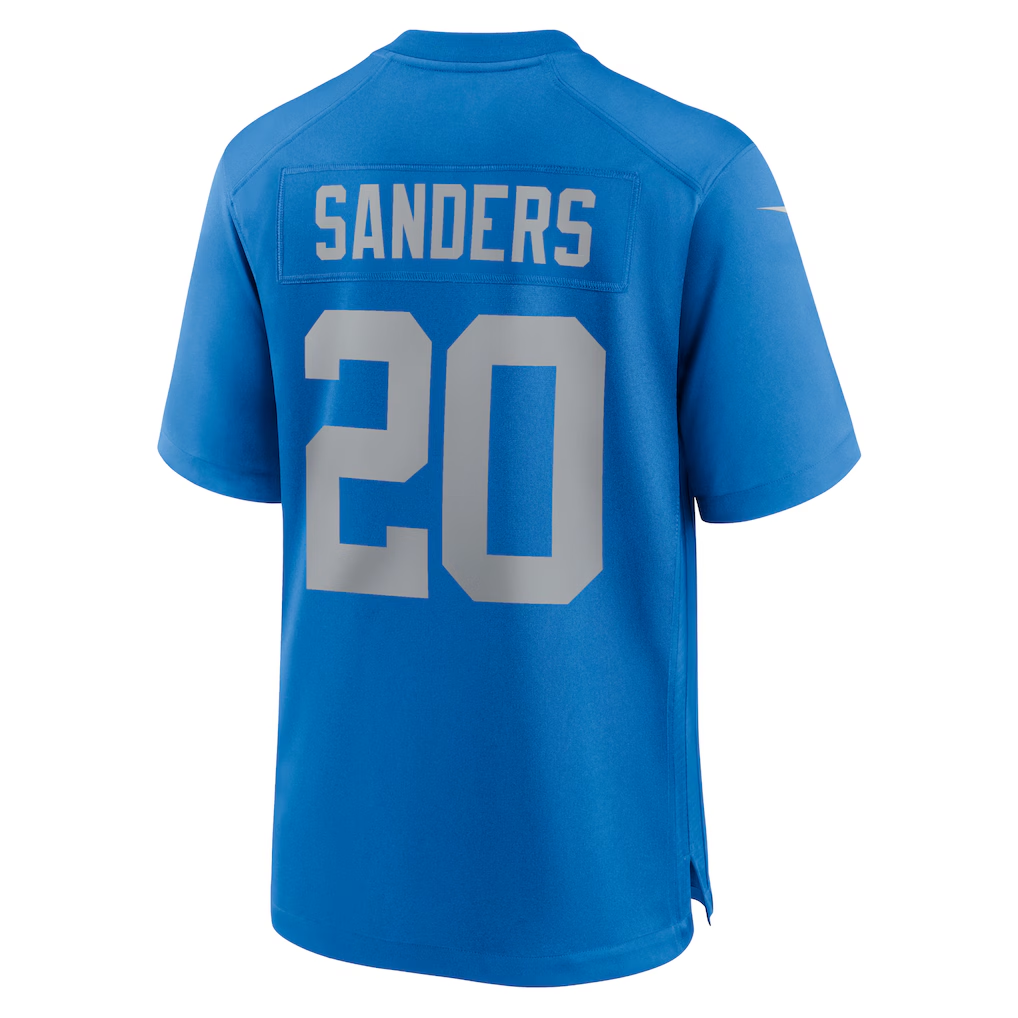 Fenge D.Lions #20 Barry Sanders Blue Alternate Game Stitched Jerseys
