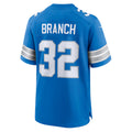 Fenge D.Lions #32 Brian Branch Player Blue Home Game Stitched Jerseys
