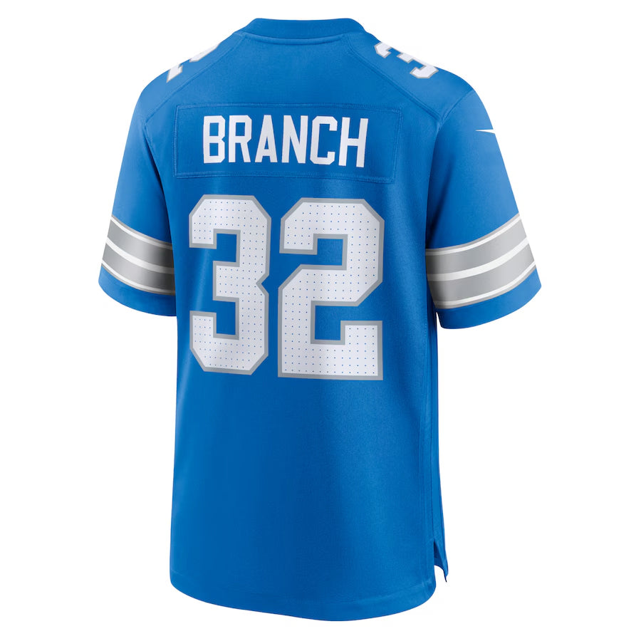 Fenge D.Lions #32 Brian Branch Player Blue Home Game Stitched Jerseys