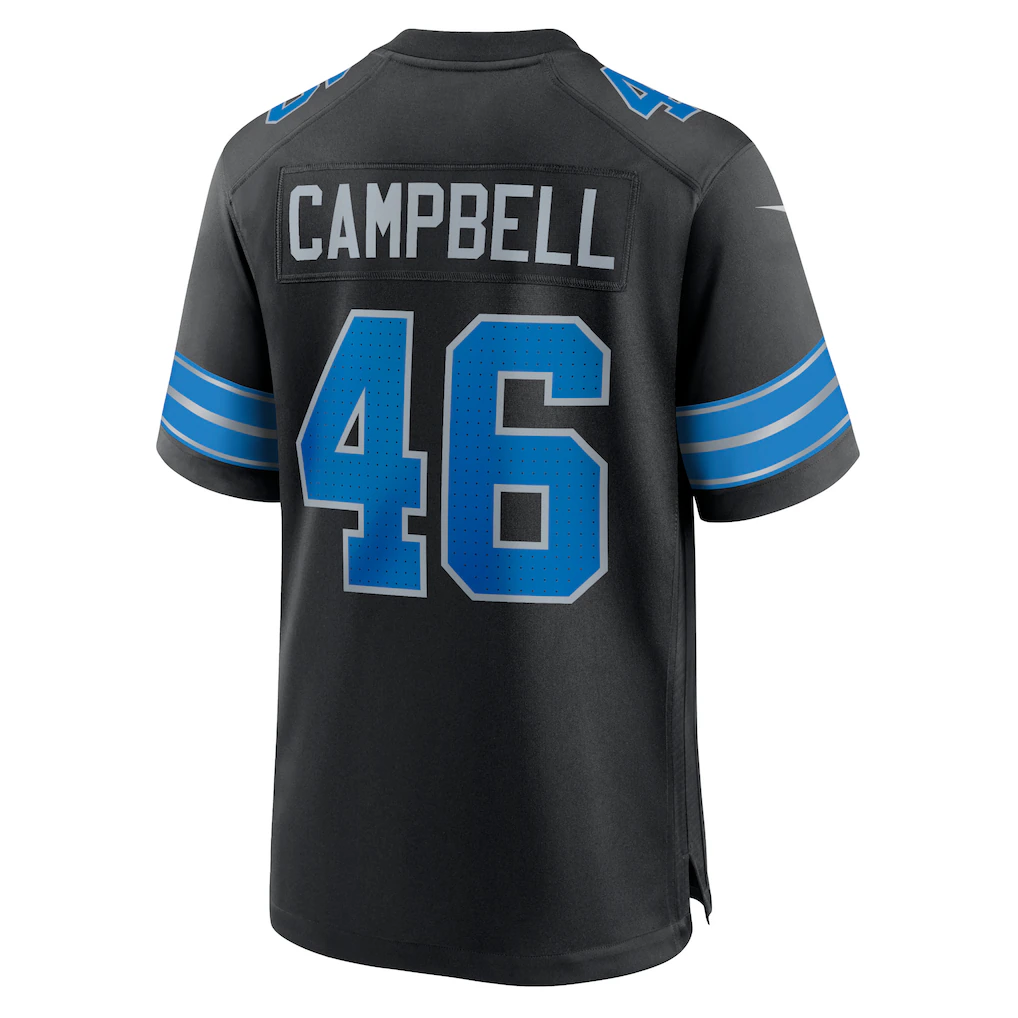 Fenge D.Lions #46 Jack Campbell Black 2nd Alternate Game Stitched Jerseys