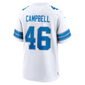 Fenge D.Lions #46 Jack Campbell White White Game Stitched Jerseys