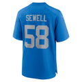 Fenge D.Lions #58 Penei Sewell Player Blue Alternate Game Stitched Jerseys