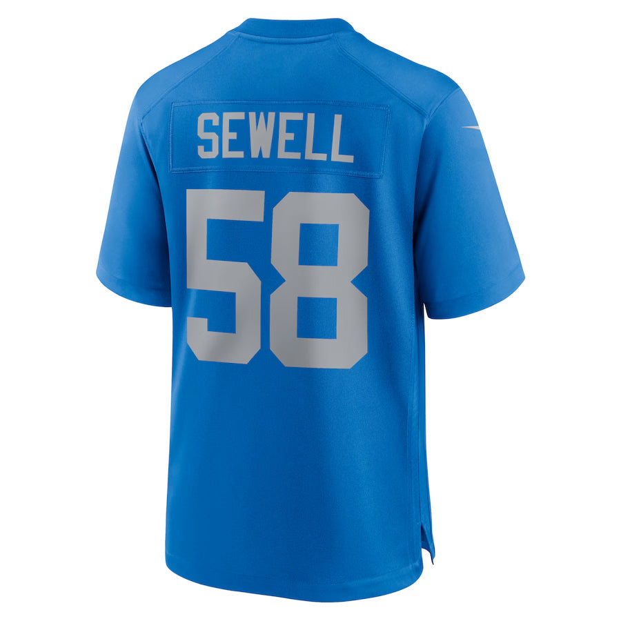 Fenge D.Lions #58 Penei Sewell Player Blue Alternate Game Stitched Jerseys