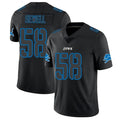 Fenge D.Lions #58 Penei Sewell Player Limited Black Impact Stitched Jerseys