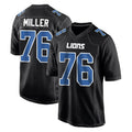 Fenge D.Lions #76 Blake Miller Player Black Fashion Home Game Stitched Jerseys