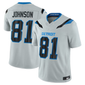 Fenge D.Lions #81 Calvin Johnson Silver 2026 Rivalries Collection Limited Stitched Jerseys