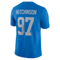 Fenge D.Lions #97 Aidan Hutchinson Blue Vapor F.U.S.E. Alternate Limited Stitched Jerseys