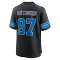 Fenge D.Lions #97 Aidan Hutchinson Player Black Home Game Stitched Jerseys