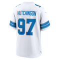 Fenge D.Lions #97 Aidan Hutchinson White Game Stitched Jerseys