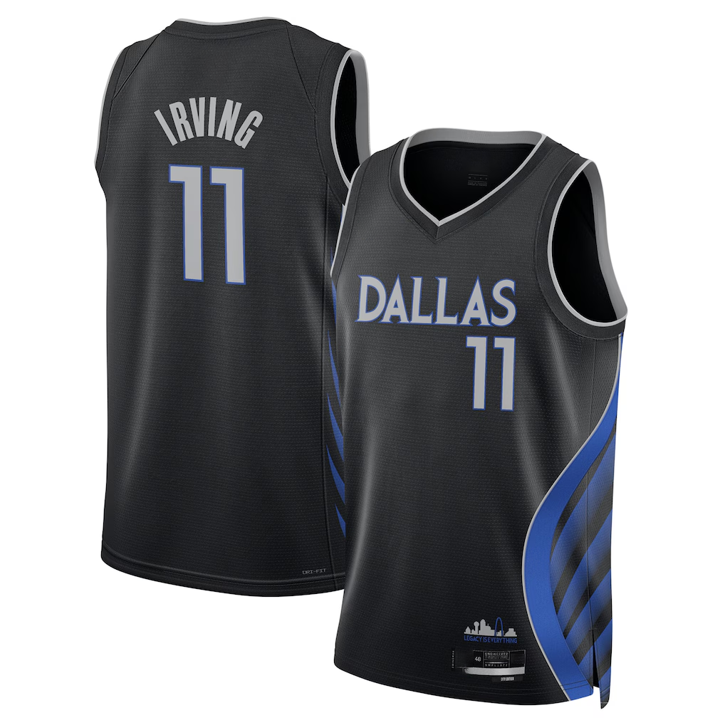 Fenge D.Mavericks #11 Kyrie Irving 2025-2026 City Edition Swingman Stitched Jerseys