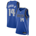 Fenge D.Mavericks #14 Morez Johnson Jr. Blue Swingman Jerseys - Icon Edition