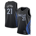 Fenge D.Mavericks #21 Daniel Gafford Black 2025-2026 City Edition Swingman Stitched Jerseys