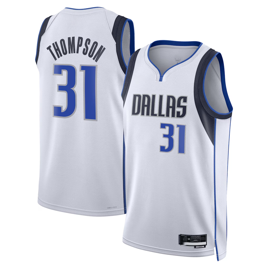Fenge D.Mavericks #31 Klay Thompson Association Edition Swingman Stitched Jerseys