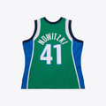 Fenge D.Mavericks #41Dirk Nowitzki Mitchell & Ness Swingman Stitched Jerseys 2004