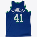 Fenge D.Mavericks #41 Dirk Nowitzki Road 1998-99 Mitchell & Ness Swingman Stitched Jerseys