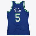 Fenge D.Mavericks #5 Jason Kidd Royal 1997 Hardwood Classics Road Swingman  By Mitchell & Ness Stitched Jerseys