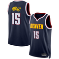 Fenge D.Nuggets #15 Nikola Jokic Navy Swingman Jerseys - Icon Edition